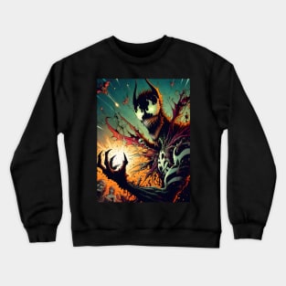 Embrace Darkness with Spawn: Legendary Art and Hellspawn Designs Await! Crewneck Sweatshirt